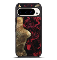 Pixel 9 Pro XL Wood Phone Case - Mat (Red, 801626)