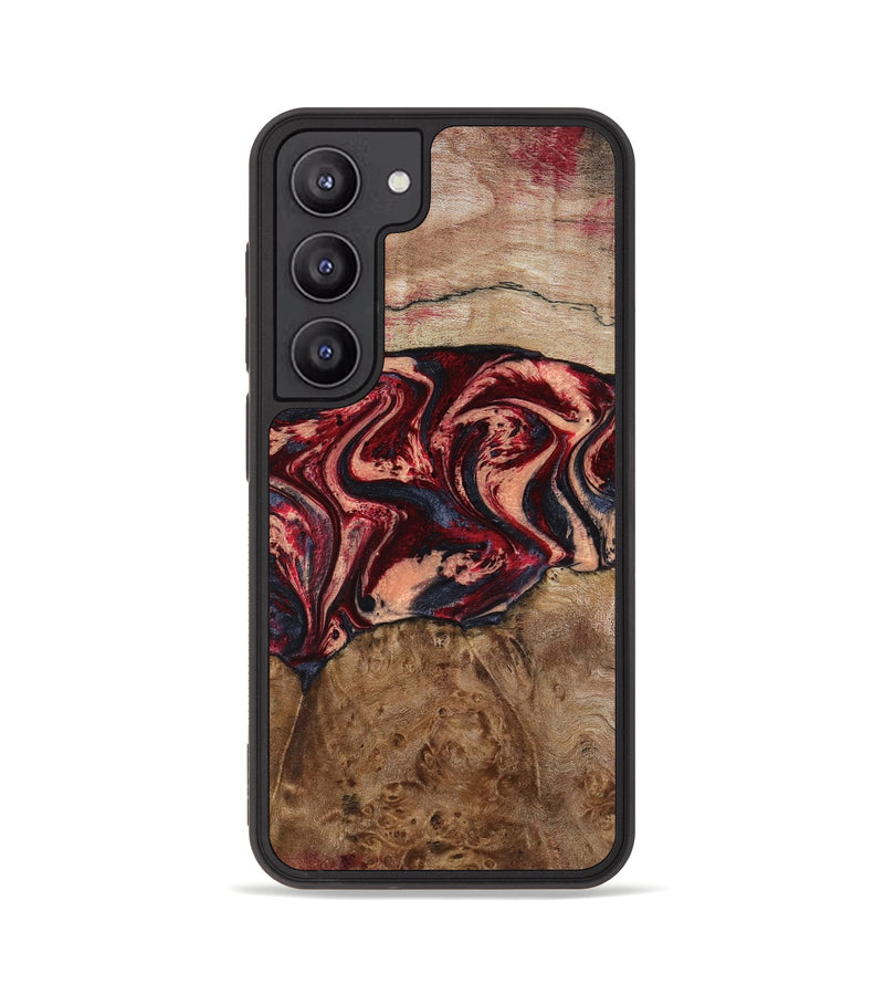 Galaxy S23 Wood Phone Case - Hayes (Red, 801627)