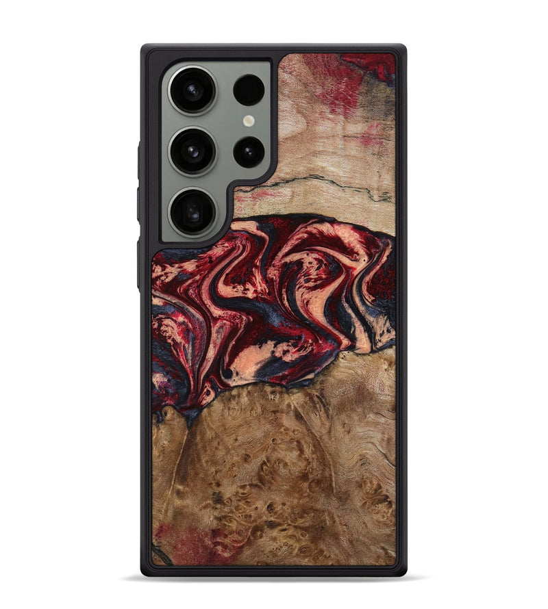 Galaxy S24 Ultra Wood Phone Case - Hayes (Red, 801627)