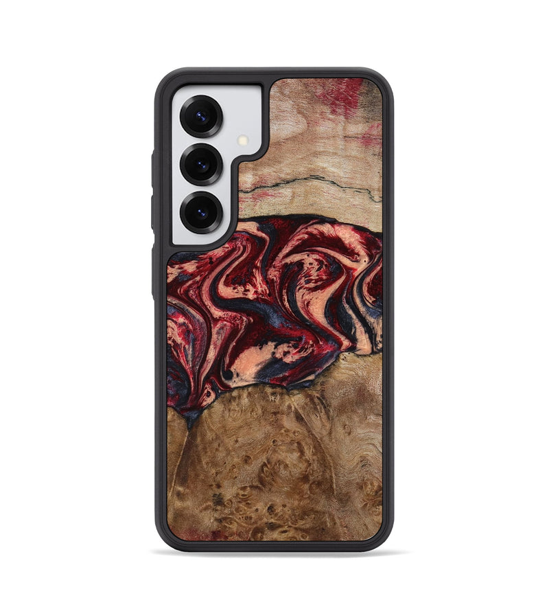 Galaxy S25 Wood Phone Case - Hayes (Red, 801627)