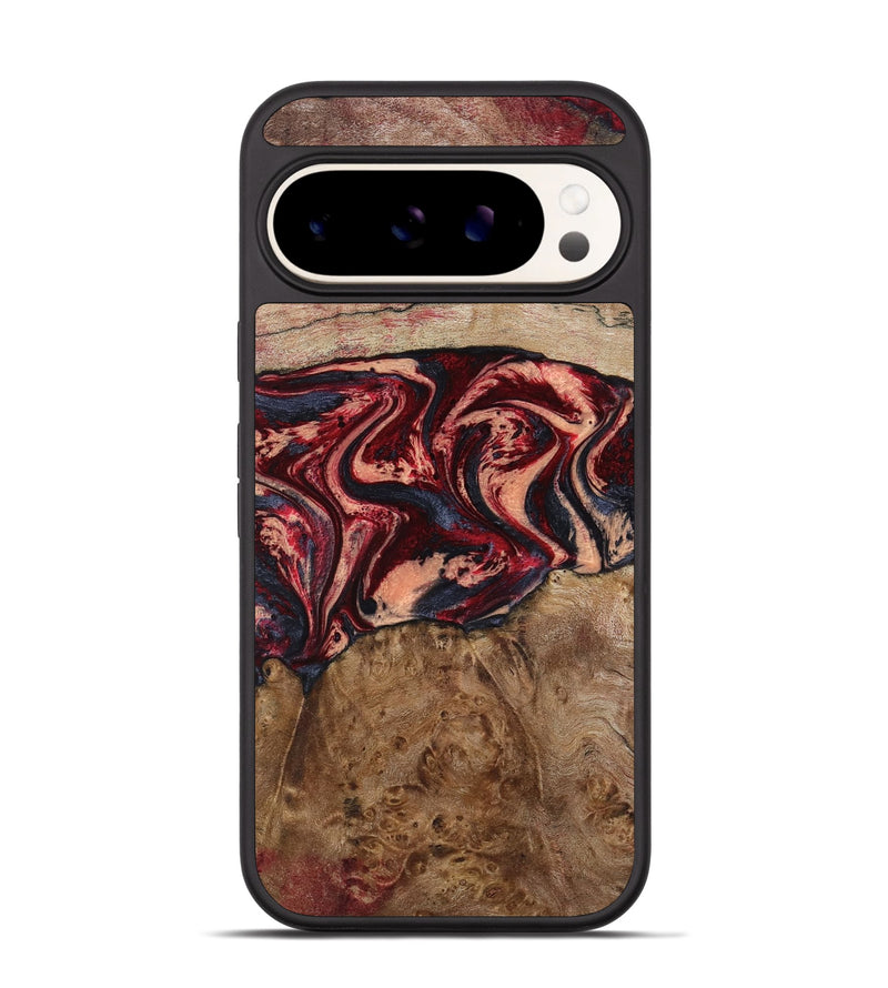Pixel 9 Pro Wood Phone Case - Hayes (Red, 801627)