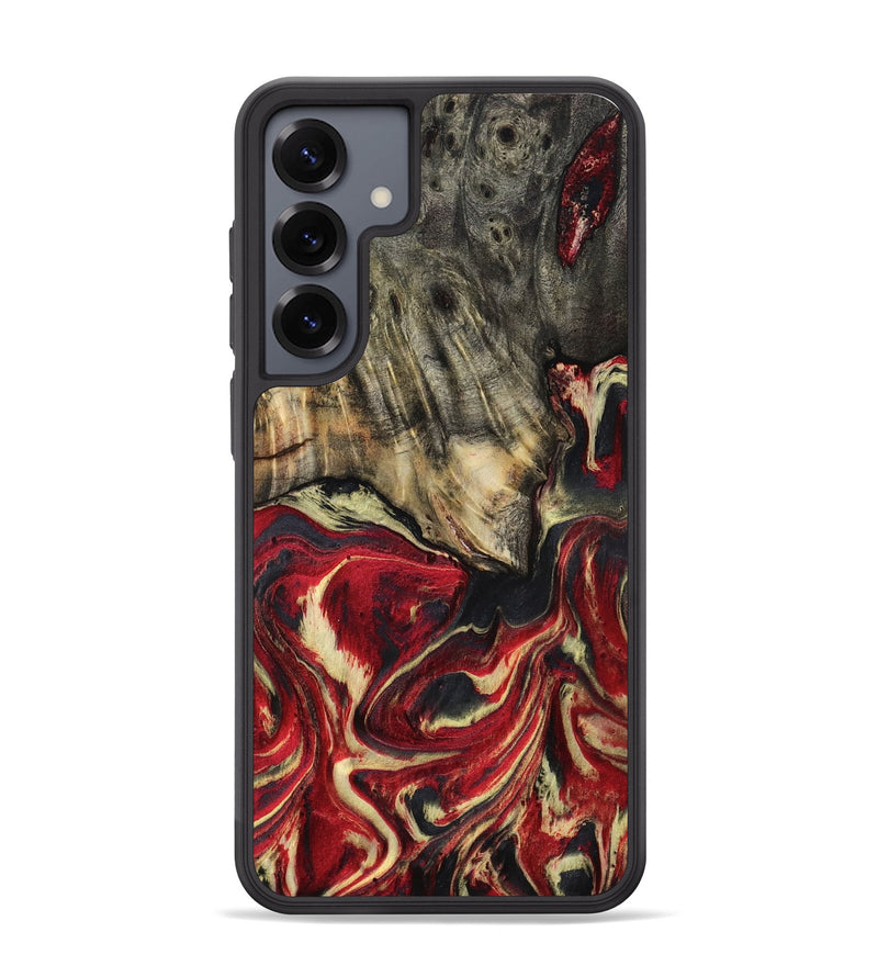 Galaxy S25 Plus Wood Phone Case - April (Red, 801628)