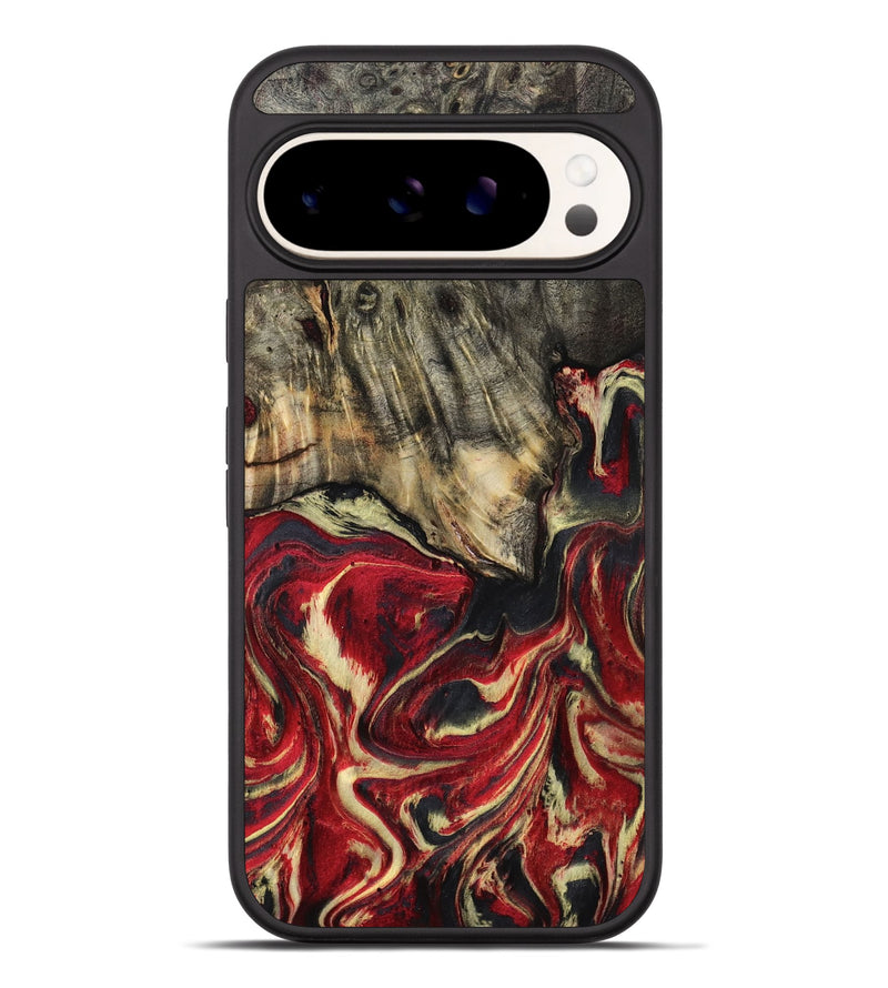 Pixel 9 Pro XL Wood Phone Case - April (Red, 801628)