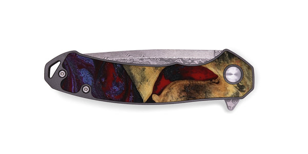 EDC Wood Pocket Knife - Stephon (Red, 801629)