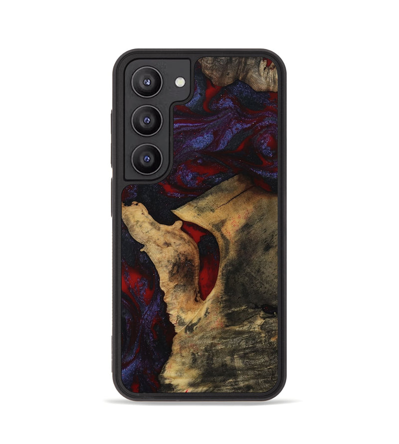 Galaxy S23 Wood Phone Case - Stephon (Red, 801629)