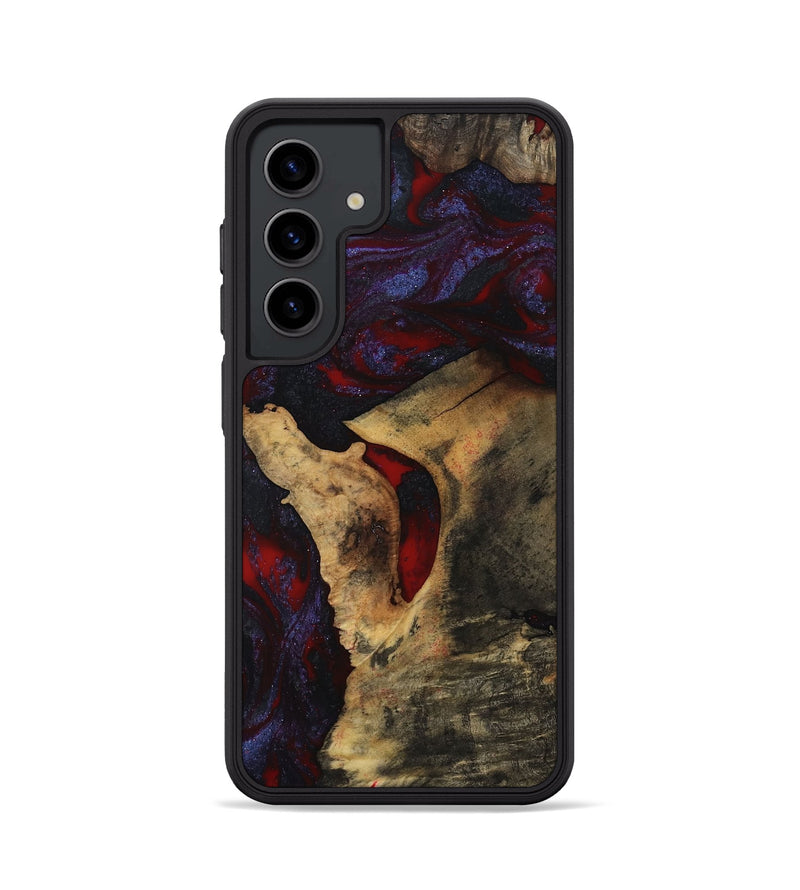 Galaxy S24 Wood Phone Case - Stephon (Red, 801629)