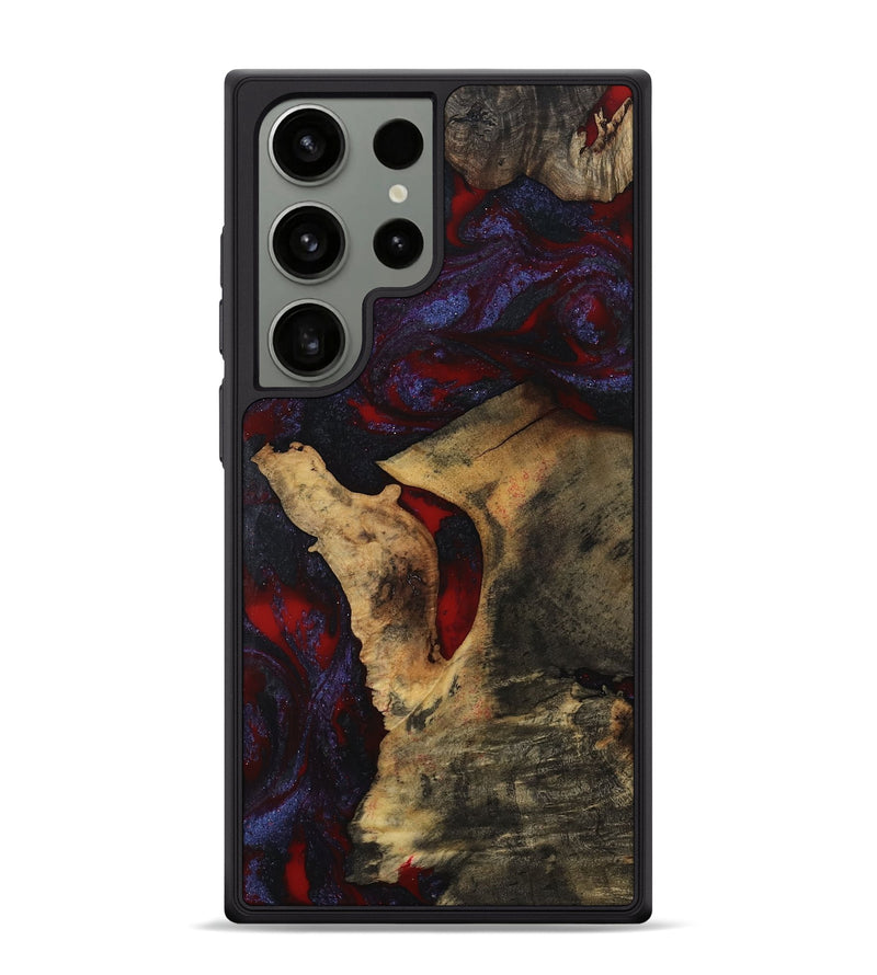 Galaxy S24 Ultra Wood Phone Case - Stephon (Red, 801629)