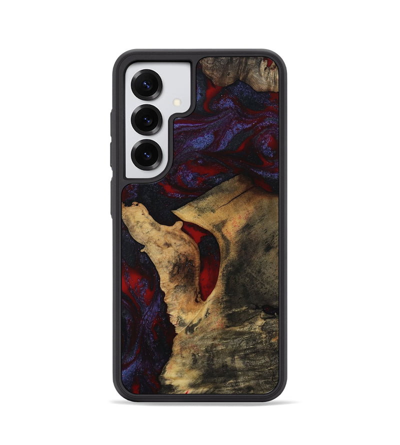 Galaxy S25 Wood Phone Case - Stephon (Red, 801629)