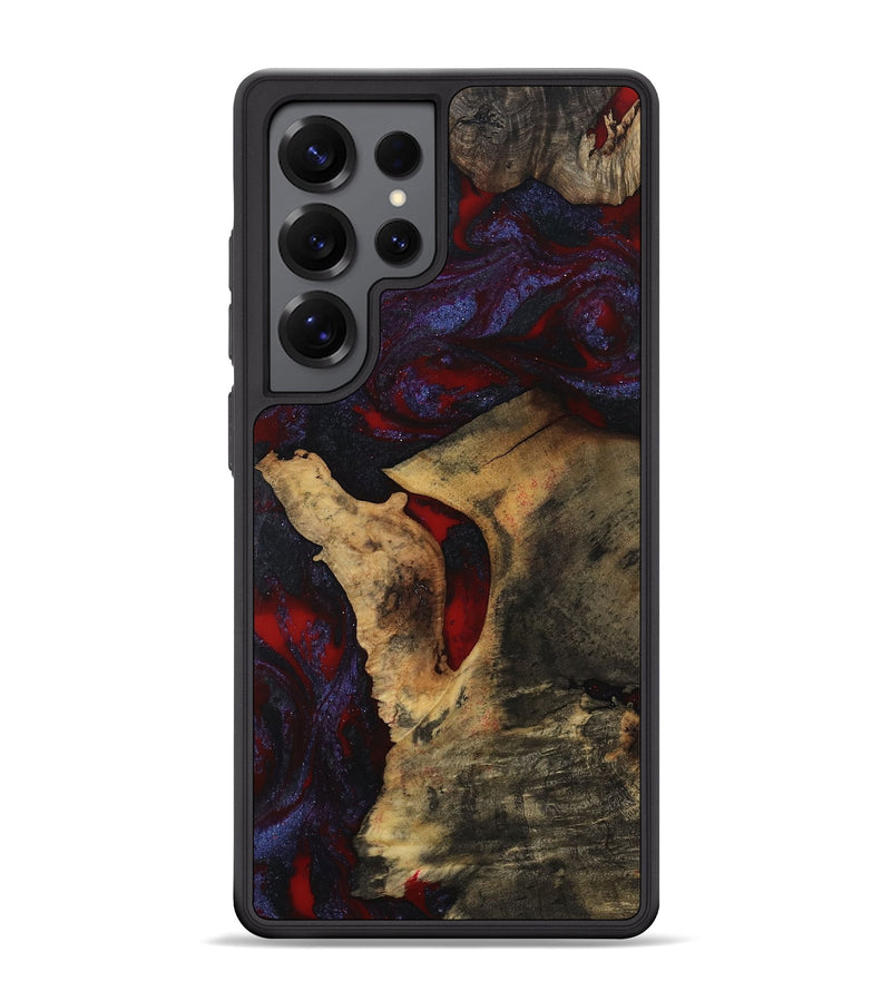 Galaxy S25 Ultra Wood Phone Case - Stephon (Red, 801629)