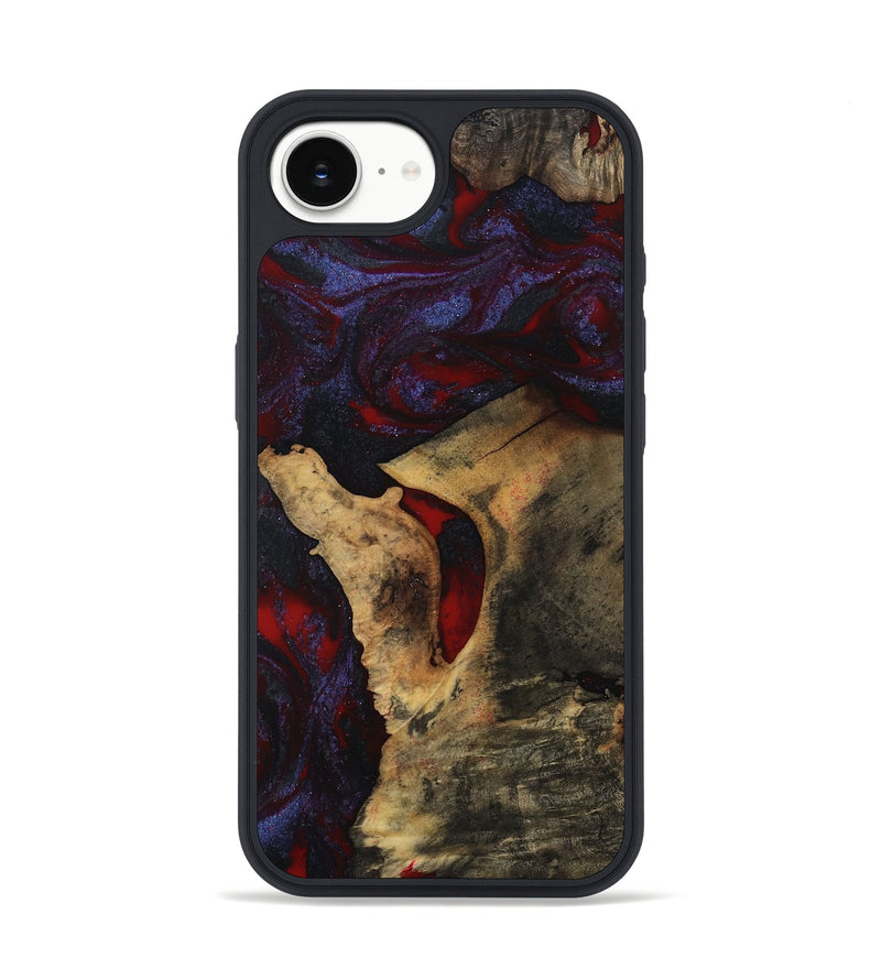 iPhone 16e Wood Phone Case - Stephon (Red, 801629)