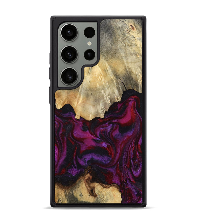 Galaxy S24 Ultra Wood Phone Case - Aron (Red, 801630)