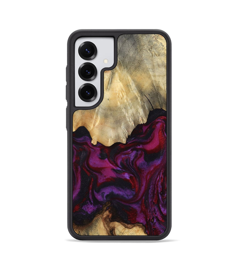 Galaxy S25 Wood Phone Case - Aron (Red, 801630)