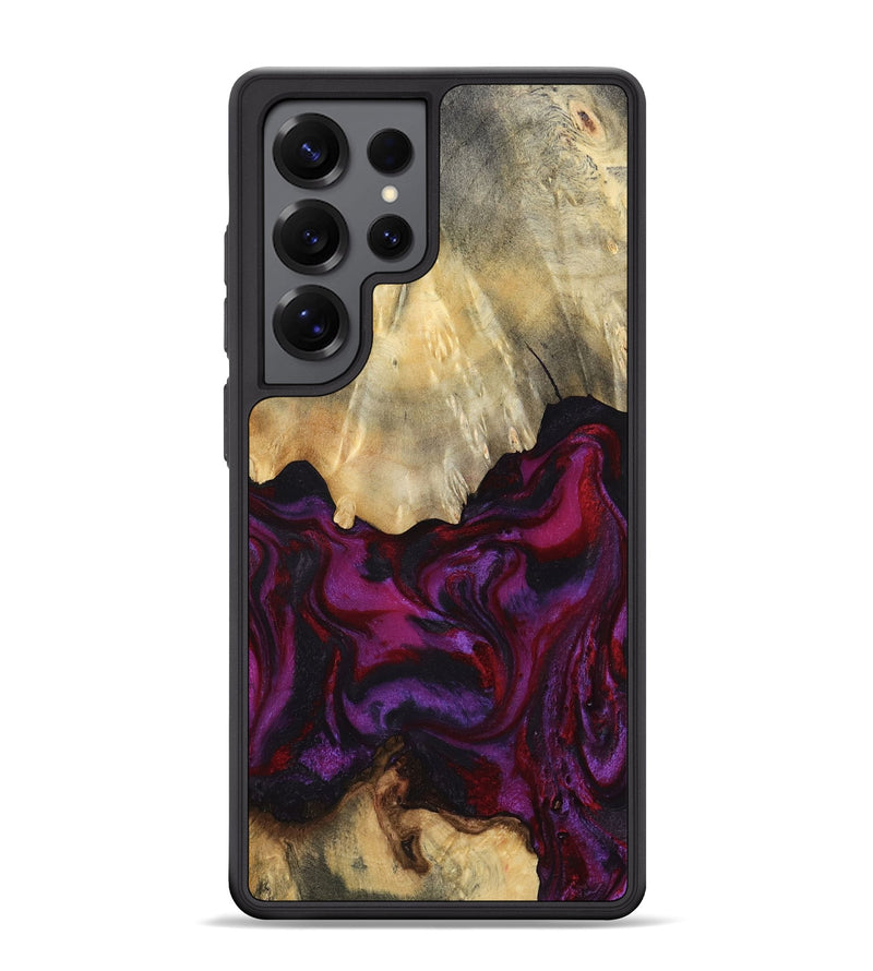 Galaxy S25 Ultra Wood Phone Case - Aron (Red, 801630)