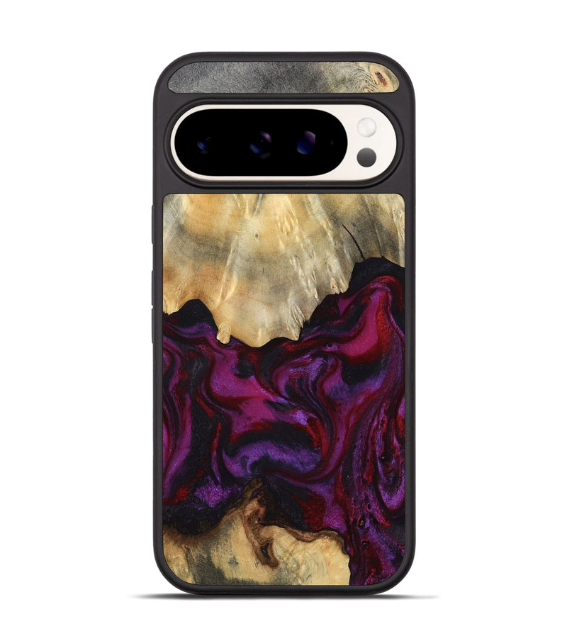 Pixel 9 Wood Phone Case - Aron (Red, 801630)