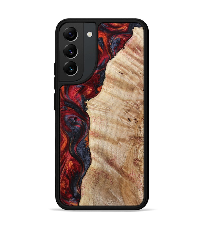Galaxy S22 Plus Wood Phone Case - Paige (Red, 801631)