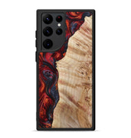 Galaxy S22 Ultra Wood Phone Case - Paige (Red, 801631)