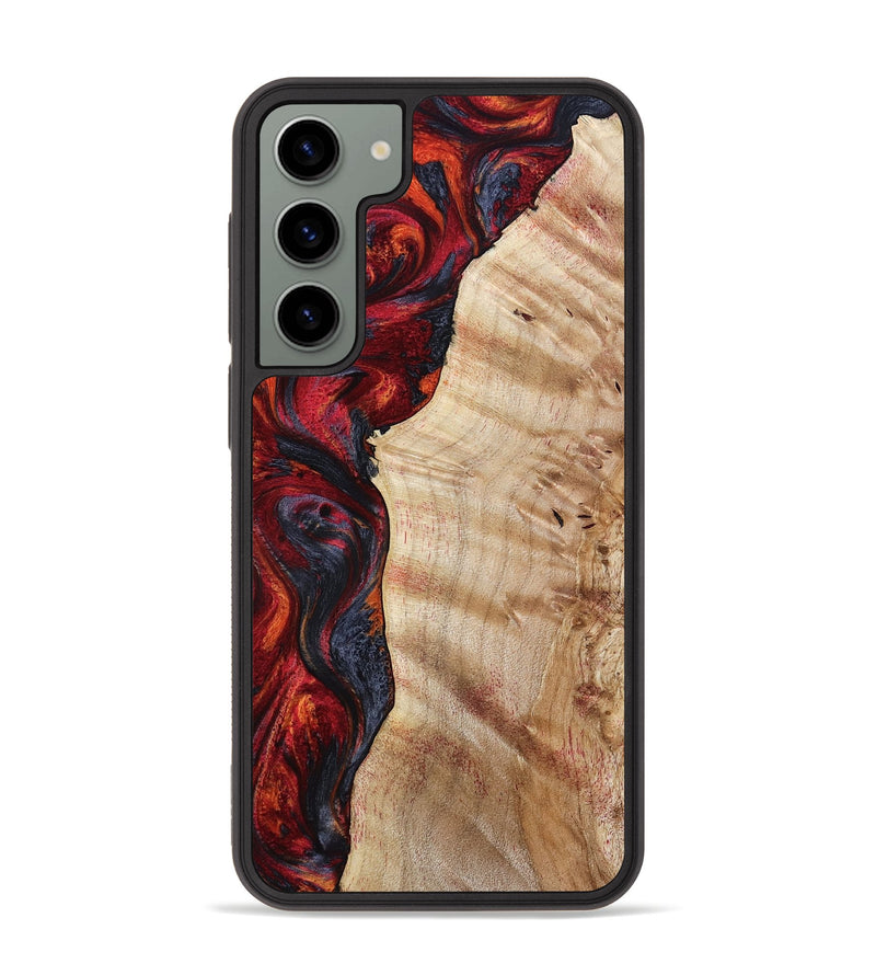 Galaxy S23 Plus Wood Phone Case - Paige (Red, 801631)