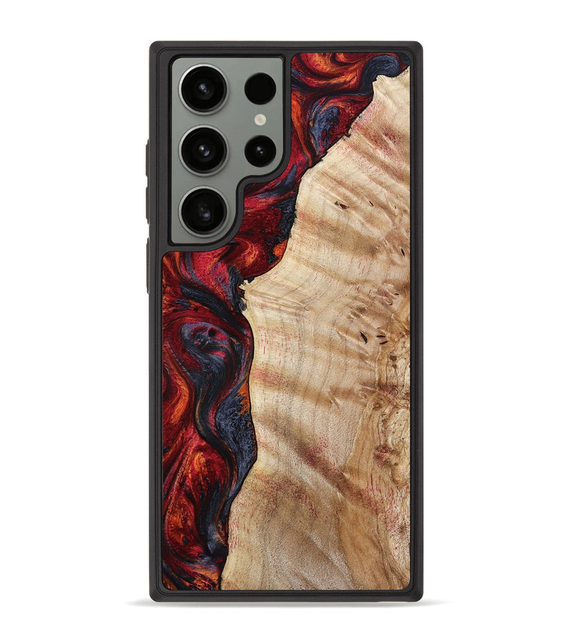 Galaxy S23 Ultra Wood Phone Case - Paige (Red, 801631)