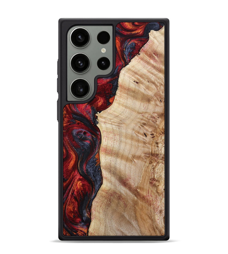 Galaxy S24 Ultra Wood Phone Case - Paige (Red, 801631)