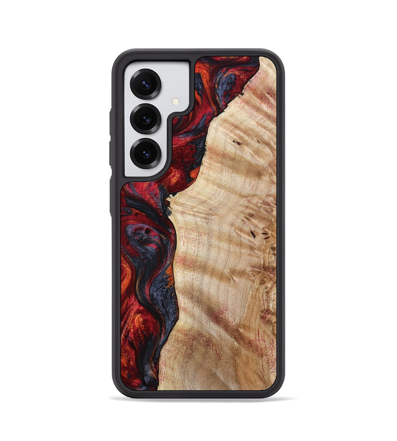Galaxy S25 Wood Phone Case - Paige (Red, 801631)