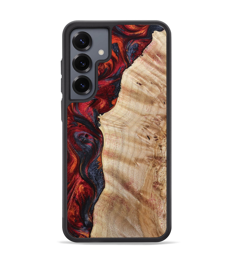 Galaxy S25 Plus Wood Phone Case - Paige (Red, 801631)