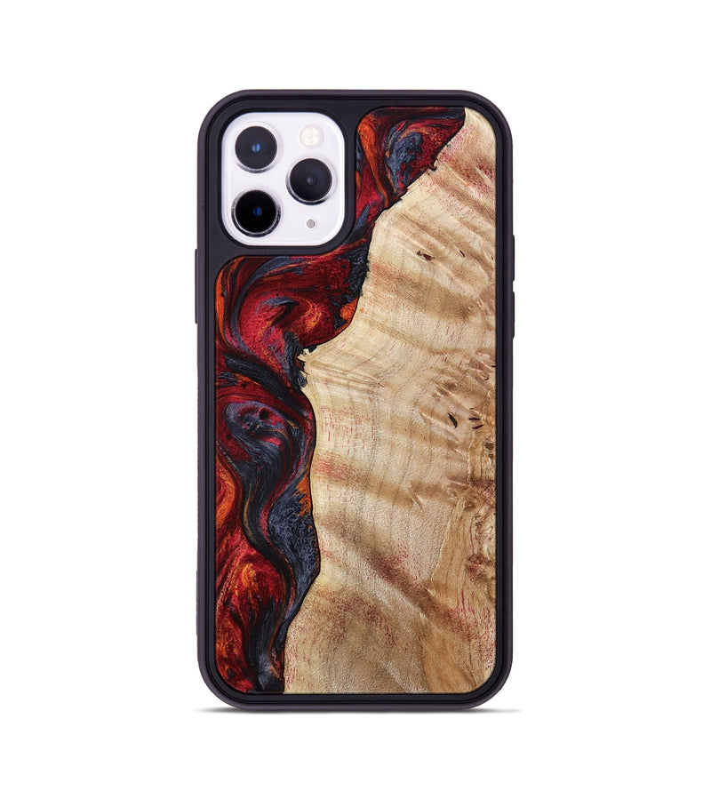 iPhone 11 Pro Wood Phone Case - Paige (Red, 801631)