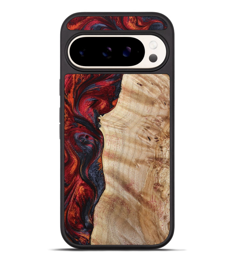 Pixel 9 Pro XL Wood Phone Case - Paige (Red, 801631)