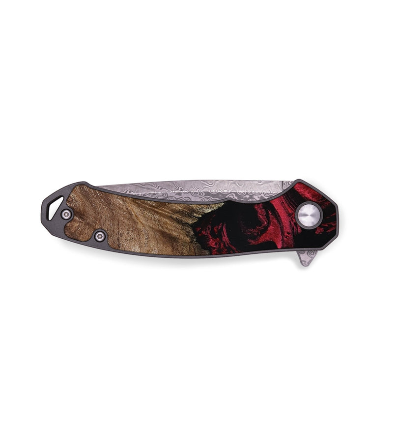 EDC Wood Pocket Knife - Vihaan (Red, 801633)
