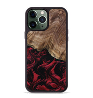 iPhone 13 Pro Max Wood Phone Case - Vihaan (Red, 801633)