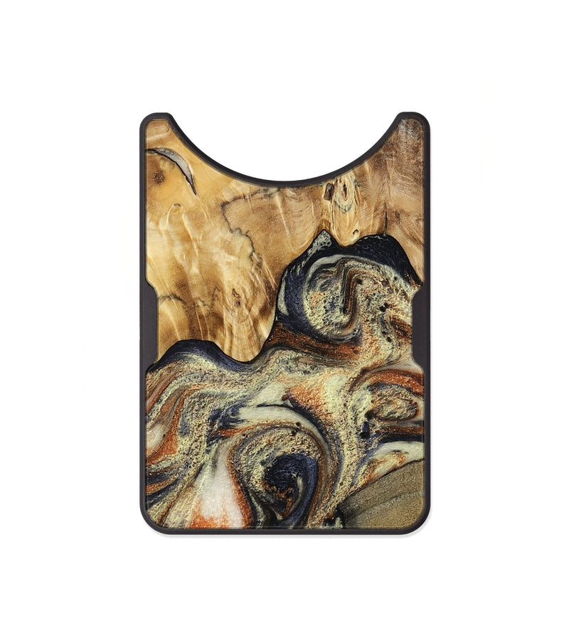 Alloy Wood Wallet - Ares (Black & White, 801634)