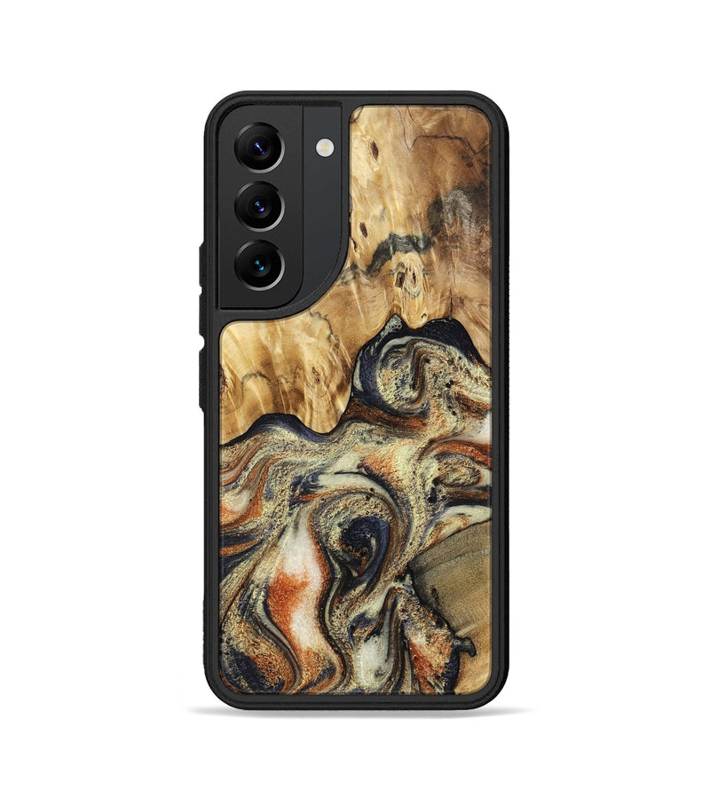 Galaxy S22 Wood Phone Case - Ares (Black & White, 801634)