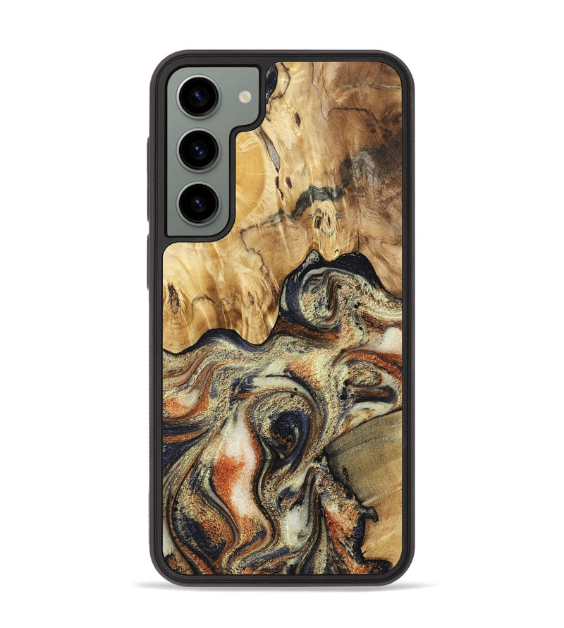 Galaxy S23 Plus Wood Phone Case - Ares (Black & White, 801634)