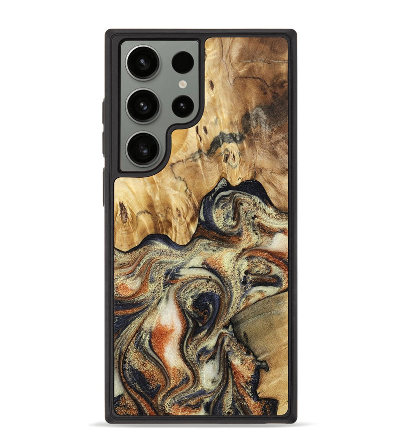 Galaxy S23 Ultra Wood Phone Case - Ares (Black & White, 801634)