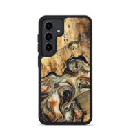 Galaxy S24 Wood Phone Case - Ares (Black & White, 801634)