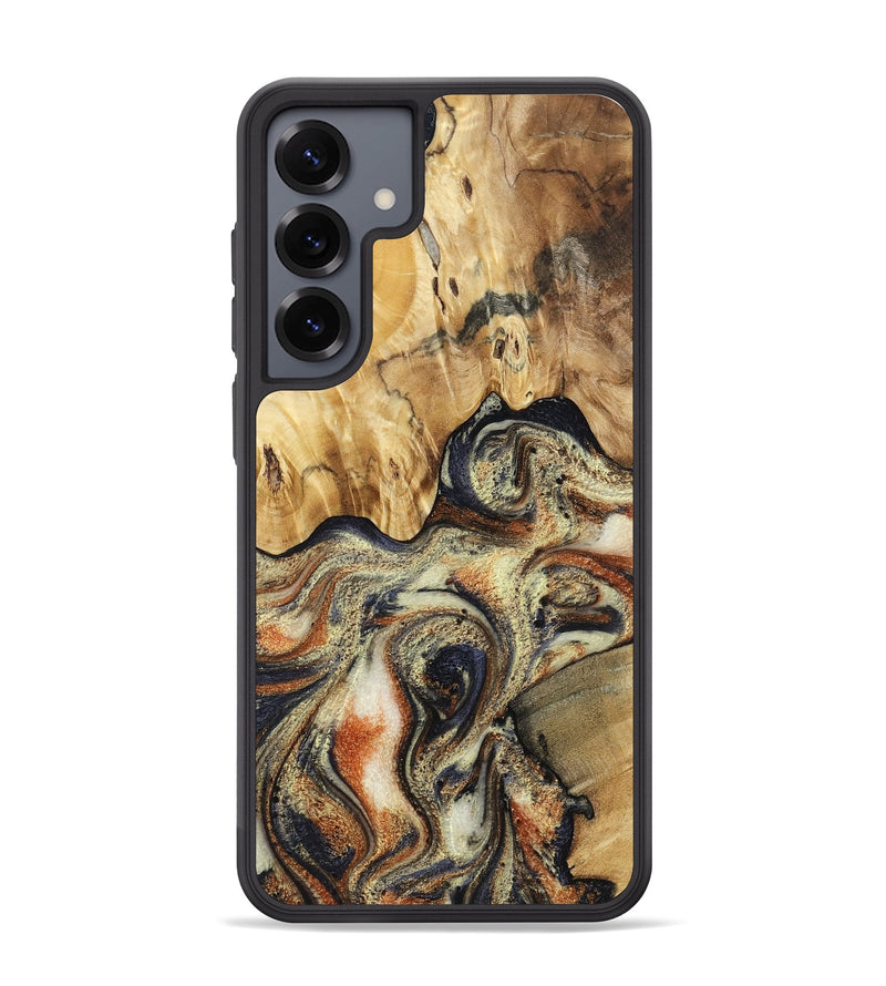 Galaxy S25 Plus Wood Phone Case - Ares (Black & White, 801634)