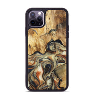 iPhone 11 Pro Max Wood Phone Case - Ares (Black & White, 801634)