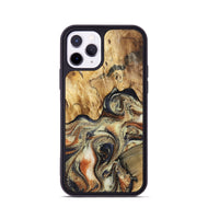 iPhone 11 Pro Wood Phone Case - Ares (Black & White, 801634)