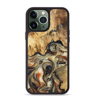 iPhone 13 Pro Max Wood Phone Case - Ares (Black & White, 801634)