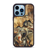 iPhone 14 Pro Max Wood Phone Case - Ares (Black & White, 801634)