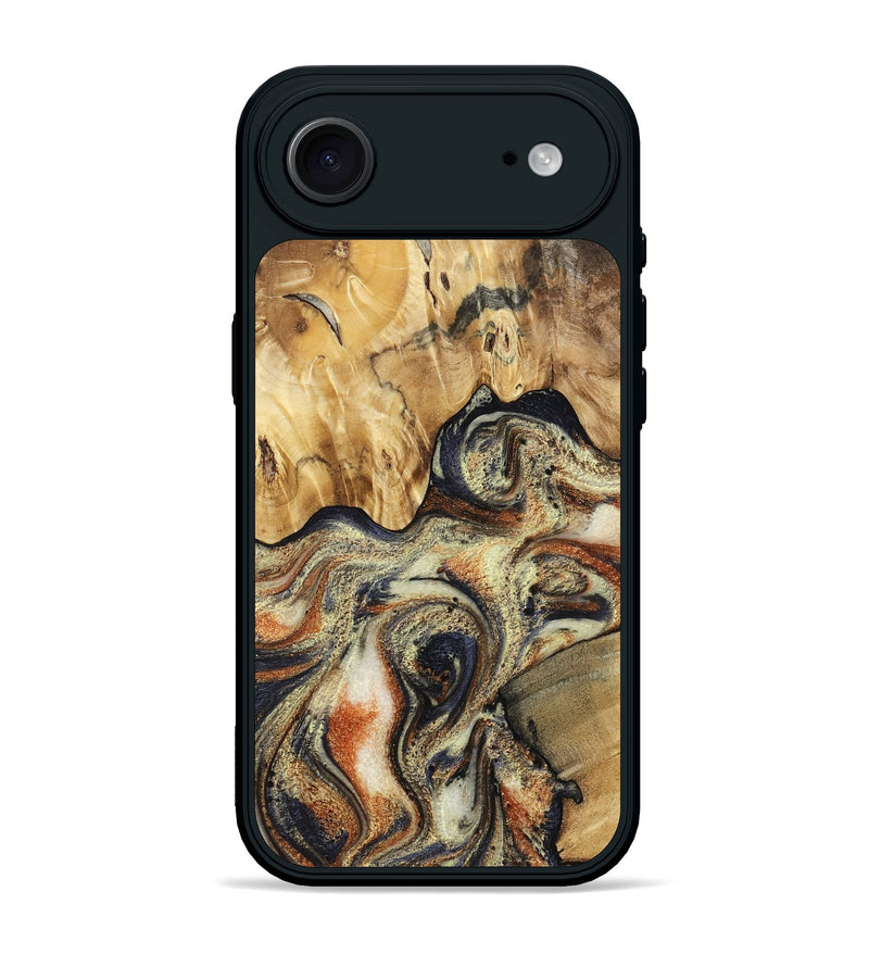 iPhone 17 Air Wood Phone Case - Ares (Black & White, 801634)