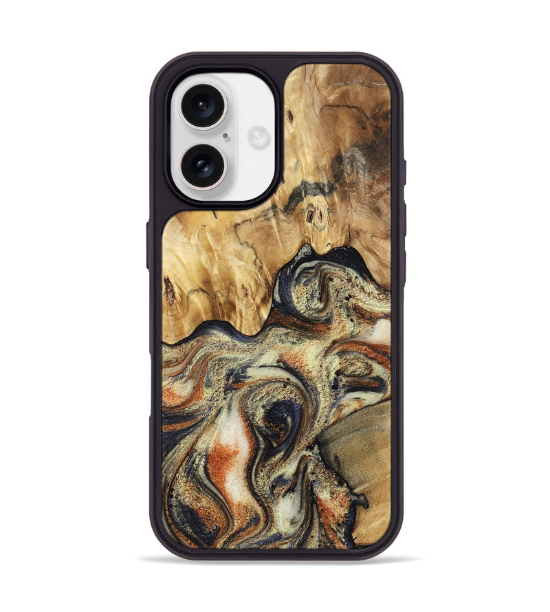 iPhone 17 Wood Phone Case - Ares (Black & White, 801634)
