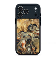 iPhone 17 Pro Max Wood Phone Case - Ares (Black & White, 801634)