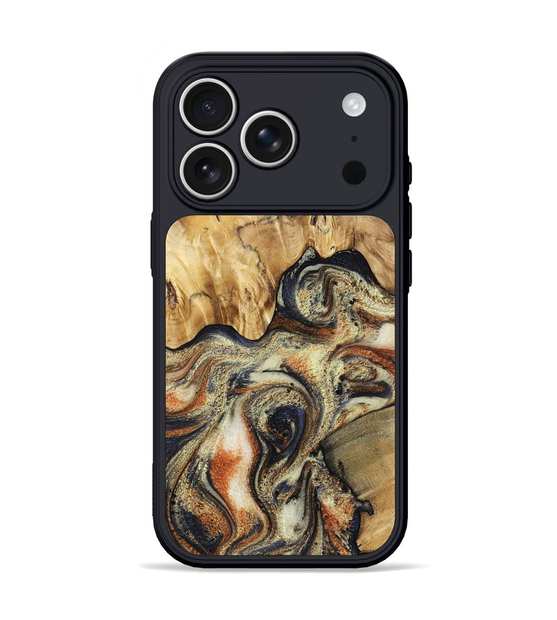 iPhone 17 Pro Wood Phone Case - Ares (Black & White, 801634)