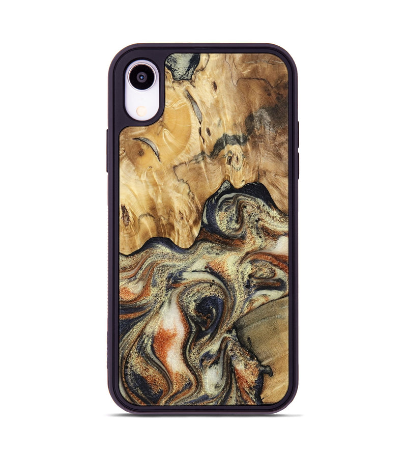 iPhone Xr Wood Phone Case - Ares (Black & White, 801634)