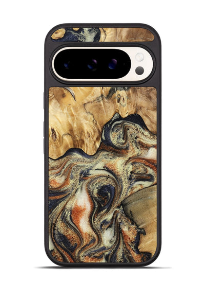 Pixel 9 Pro Wood Phone Case - Ares (Black & White, 801634)