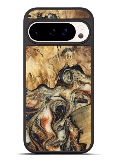 Pixel 9 Pro XL Wood Phone Case - Ares (Black & White, 801634)
