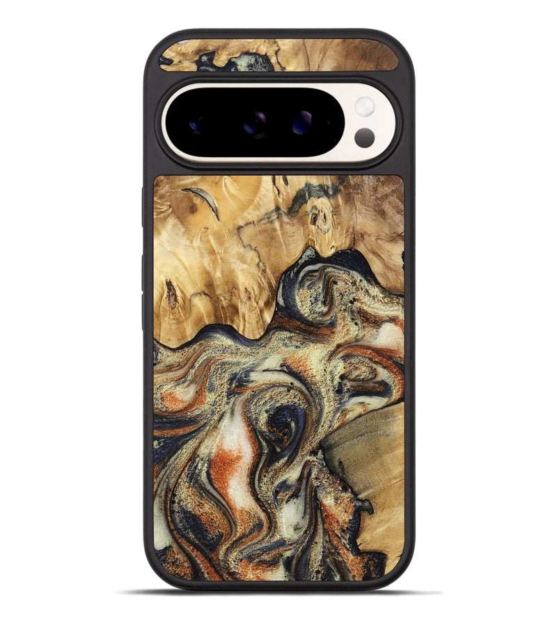 Pixel 9 Pro XL Wood Phone Case - Ares (Black & White, 801634)