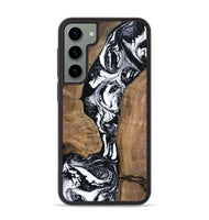 Galaxy S23 Plus Wood Phone Case - Rick (Black & White, 801635)