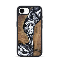 iPhone 16e Wood Phone Case - Rick (Black & White, 801635)