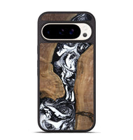 Pixel 9 Pro Wood Phone Case - Rick (Black & White, 801635)
